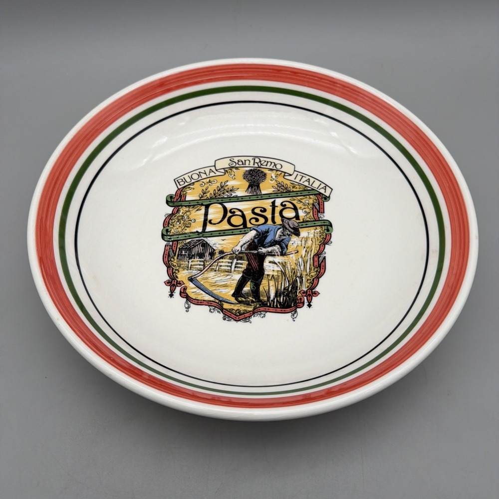 Vintage 12" Himark "San Remo" Pasta Bowl, crafted in Italy. 🇮🇹